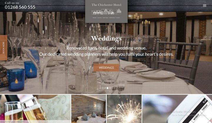 Website, Hotel and Venue